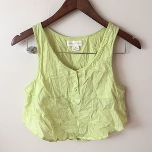 Crop tank top
